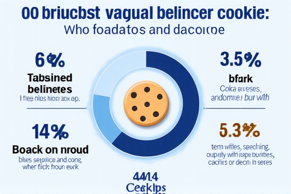 Infographic about cookies usage