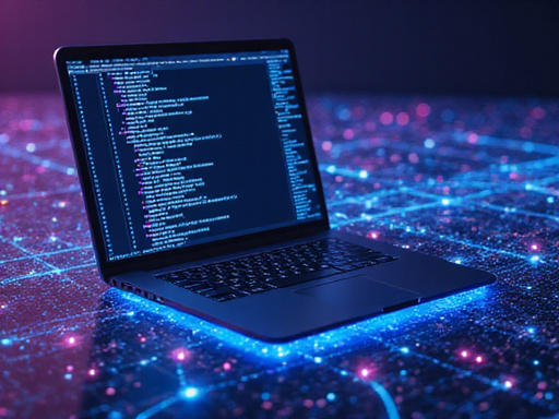 Web development illustration